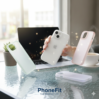 Coque iPhone 11 à 17 Pro Max/Air – TPU souple mat, transparente et protectrice - PhoneFit